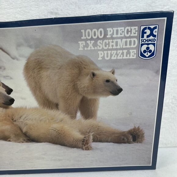 FX Schmid Vintage 1994 1000 Pc Panorama Bad Boys Of The Arctic Jigsaw Puzzle NEW - Picture 4 of 12